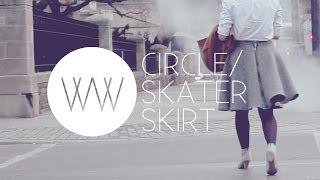 How to Make a Circle/Skater Skirt | WITHWENDY