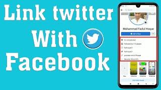 how to link twitter to Facebook 2021 | how to connect twitter account with Facebook | F HQOUE |