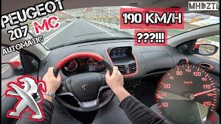 حداکثر سرعت با پژو 207 مولتی کالر اتوماتیک - PEUGEOT 207 MC 6AT - Top Speed & 0-100 Acceleration