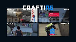 [QB, ESX] FIVEM ADVANCED CRAFTING SYSTEM SCRIPT | PREVIEW | TEBEX!