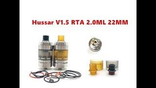 SS316 Hussar V1.5 style RTA 2ML 22MM Tank Atomizer by Wejoytech