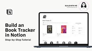 How to Build a Book Tracker in Notion - Notion Tutorial, Aesthetic Setup for Notion (Build with Me)