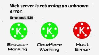 Web server is returning an unknown error Error code 520.