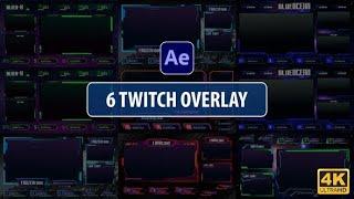 Twitch Overlay Stream (After Effects template)