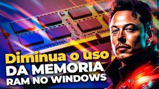 Como ACABAR com O ALTO CONSUMO DE MEMORIA RAM no WINDOWS 10 e 11 ! Como ter mais MEMORIA RAM no PC