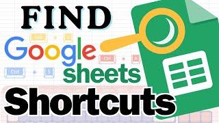 Where To Find Google Sheets Shortcuts (Keyboard Shortcuts)