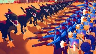 50x RAPTORS vs 100x EVERY FACTION | Totally Accurate Battle Simulator - TABS BOX