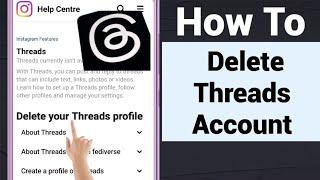 How to Delete Threads Account Permanently 2023 Delete Threads Account