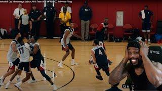 LEBRON & CURRY ARE OP! USA Basketball Day 3 Scrimmage! IMPRESSED By Cooper Flagg