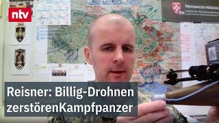 Reisner: Billig-Drohnen können Kampfpanzer zerstören - So kämpft Ukraine aus nächster Nähe