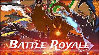 Dragon Battle Royale animation ( stick nodes 2025 ) 