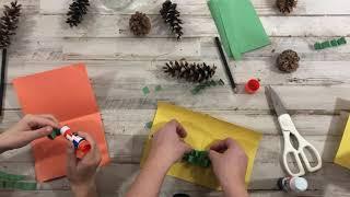 3 Ways to Make Christmas Tree Cards with Mrs. Bruce | Create with me | Art Tutorial