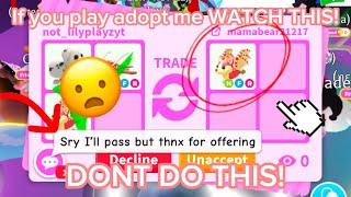 ⭐️If You Play Adopt Me! DONT MAKE THIS MISTAKE EVERYONE IS MAKING!⭐️Adopt me Trading! Roblox 2024