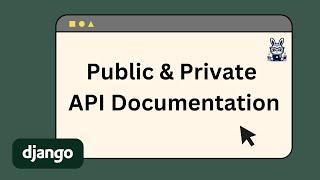 Documentation of Public & Private API in Django Rest Framework | Swagger | Redoc | drf-yasg