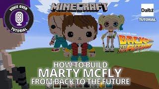 Minecraft Pixel Art - Marty McFly Funko Pop - Tutorial