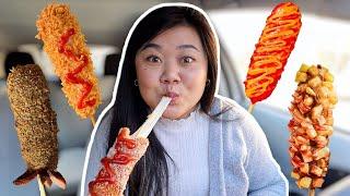 TRYING EVERY KOREAN CORN DOG in SF Bay Area!