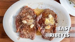 How To Cook The Best Perfect Delicious Thin RIBEYE Steak for Beginners ONLY | Gordon Ramsay Style