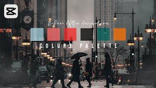 CapCut Tutorial- Before and After Colour Grade Transition with Colour Palettes