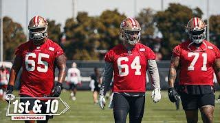 1st & 10: Breaking Down the 49ers Offensive Line Ahead of the 2024 Season