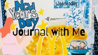 January Creative Daily junk Journal with me