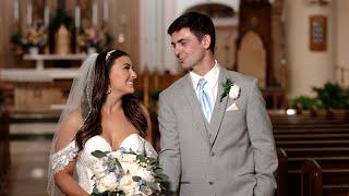 Gorgeous Catholic Wedding | St. Francis de Sales Cathedral  Houma, Louisiana | Mardi Gras Hall 