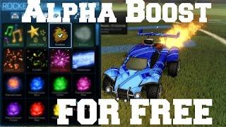 HOW TO GET ALPHA BOOST FOR FREE | ROCKET LEAGUE (CHECK DESCRIPTION!!!)