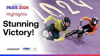 STUNNING VICTORY!  | Cycling BMX Racing Women's Final Highlights | #Paris2024 #Olympics