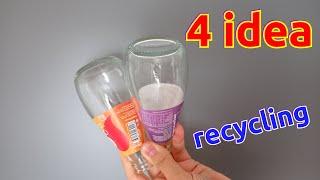 ️ DIY Cam soda şişeleri ile yapılacak yepyeni 4 harika geri dönüşüm fikri /recycling /İmza Atölyesi