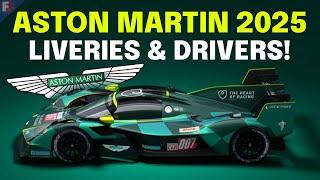 Aston Martin REVEAL Liveries and Drivers for Valkyrie AMR LMH in 2025