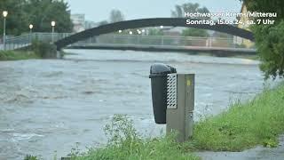 Hochwasser Krems Mitterau Sonntag 15.September 2024