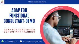 ABAP for Functional Consultant DEMO