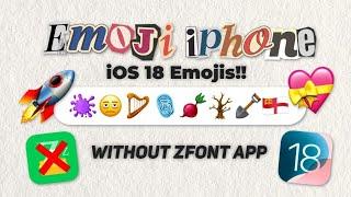 iOS 18 Emojis On Android without zfont | iOS Emojis On Realme And Oppo