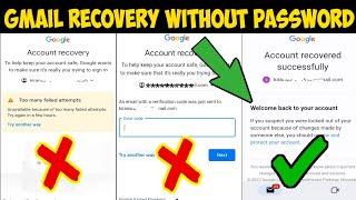 Gmail Too Many Failed Attempts Solution | Gmail Recovery Without Password