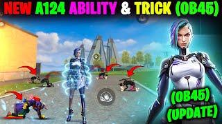 New A124 character ability Test & Details | How to use A124 character Ability | Harsh78