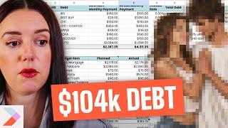 She Can't Get Her Husband On Board Financially | Millennial Real Life Budget Review Ep. 38