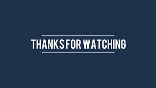 Thank You For Watching - Outro Template Free _ NO TEXT - By Channel Maker