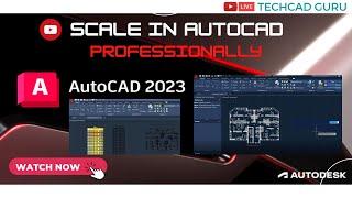 Scale like a Professional in AutoCAD 2023 ! Free Tutorial Videos #autocad2023 #cad #scalemodel