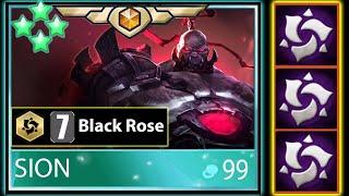 MONSTER ⭐⭐⭐⭐4-STAR SION | 7 Black Rose + 8 Sorcerer Comp | TFT SET 13 Gameplay