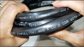 ROMEX SIMPULL 6 GAUGE 3 CABLE WIRE NEMA 14 50R