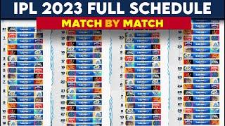 IPL 2023 - IPL 2023 Schedule | IPL 2023 All Matches | IPL Full Time Table 2023 | IPL 2023 Venues