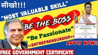 National Level Entrepreneurship Certificate | Free Certificate | Online Quiz Certificate @fzFact