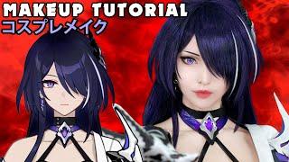  Acheron Cosplay Makeup Tutorial Honkai: Star Rail 