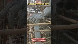 How to create Hanuman ji Murti | 51 feet Hanuman Statue in Telo, Jharkhand