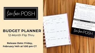 BUDGET PLANNER FLIP THROUGH | 12-MONTH CLASSIC INSERTS