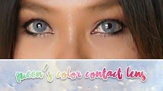 [Unboxing] Lentilles en couleur Queen's Trilogy Toric couleur PERLE