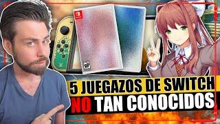 5 JUEGAZOS de Nintendo Switch NO tan CONOCIDOS! Joyas IMPRESCIDIBLES que Debes Jugar!