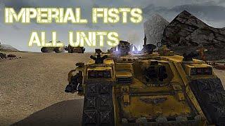 Ultimate Mod Warhammer 40.000 |  All Units of Imperial Fists - Men of War: Assault Squad 2