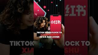 TikTok users flock to Xiaohongshu as US ban looms #tiktokrefugee #rednote