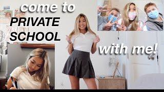 come to  my CHRISTIAN PRIVATE SCHOOL with me! | VLOGMAS DAY 6