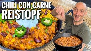 Chili con carne rice pot - delicious one-pot recipe